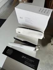 GHD Unplugged Styler Cordless Flat Iron Hair Straightener 1" White