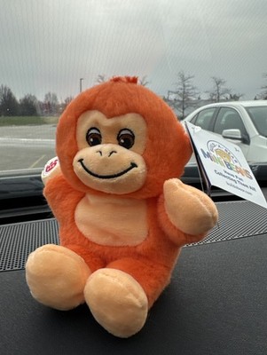 NEW RARE Build a Bear Mini Beans Orange Go Bananas Monkey Summer plush toy