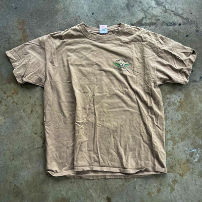 Harley-Davidson Men's XL Pacific Aloha Tan T-Shirt 100% Cotton Made in USA