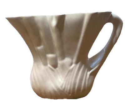 Pitcher Ceramic Stoneware Crate And Barrel By B. Eigen 8x9  Ivory Color