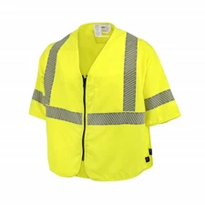 SV99A-3SZGSFR-M FR High Visibility Type R Class 3 Apparel Hi-Vis Green - Size M