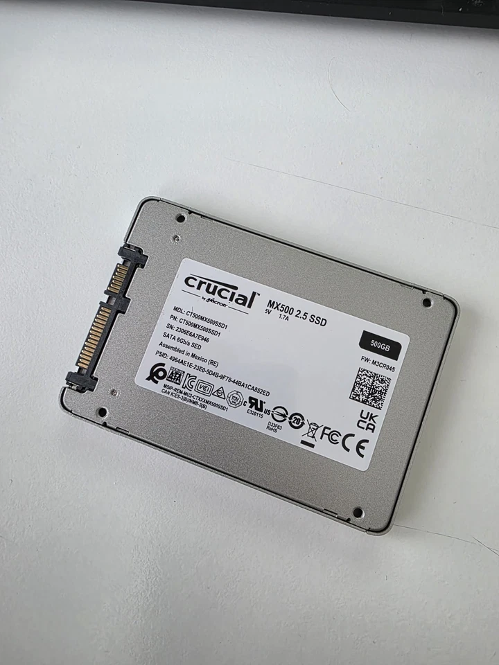 Crucial MX500 500 Go, 2,5", SATA III SSD Interne (CT500MX500SSD1) - Photo 2/2