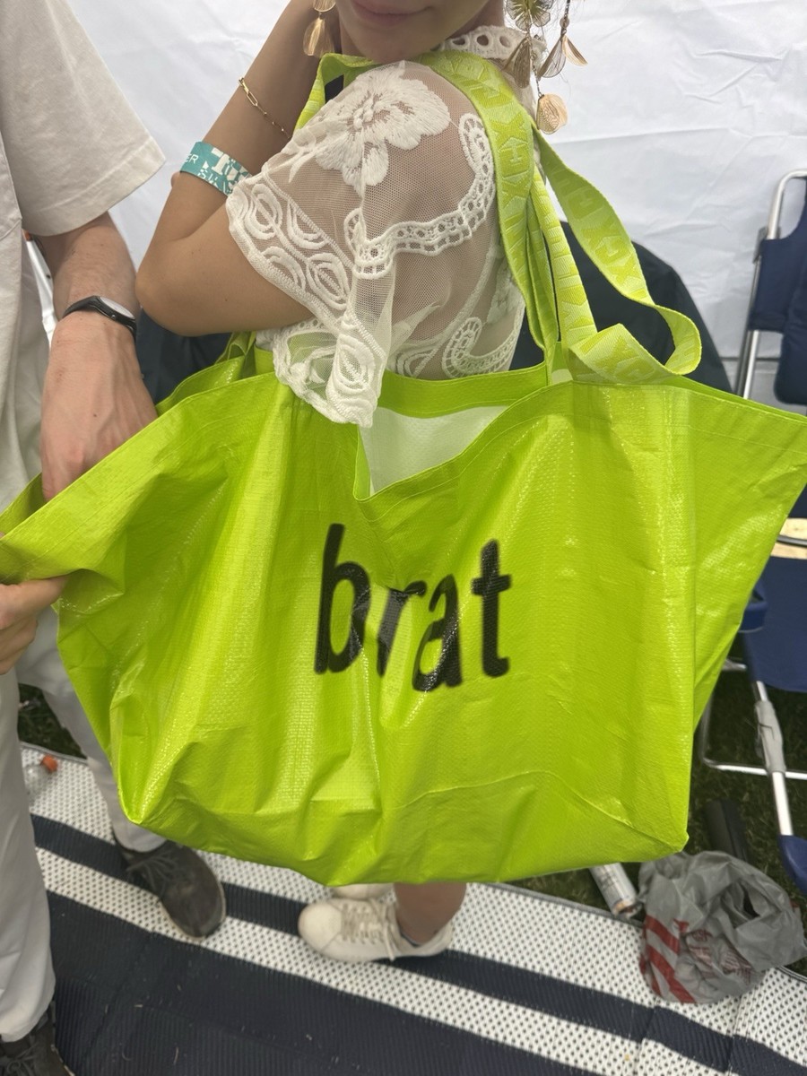 charli xcx チャーリーxcx BRAT トートバッグ　コーチェラ brat Charli XCX Tote Bag — Love Her Work