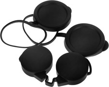 3Pcs Rubber Telescope Lens Covers Universal Binocular Lens Caps Waterproof Eyepi