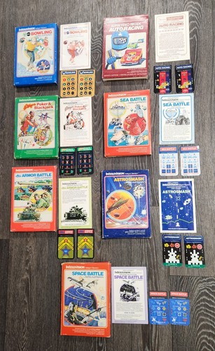 Intellivision Boxed Game Lot Of 7 - Picture 1 of 3