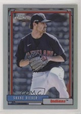 2021 Topps Update 1992 Topps Redux Chrome Shane Bieber #TC92-18 2xd