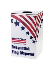 Valley Forge Flag Disposal Box 22x12.5x13.75 ...