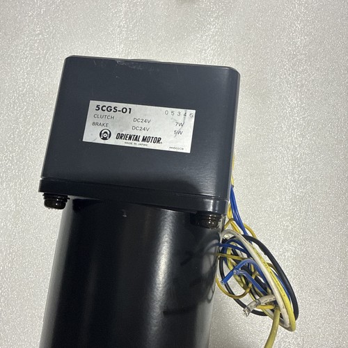 ORIENTAL MOTOR 5CGS-01 CLUTCH / BRAKE 24VDC And 5IK90GS-A2FUL INDUCTION MOTOR