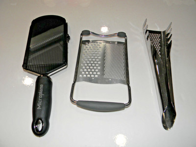Microplane Adjustable Slicer Straight Food Mandolin Slicer & Two Graters