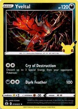 Yveltal Holo Rare Celebrations 019/025 LP