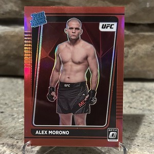 2022 Panini Donruss Optic UFC - Rated Rookie Alex Morono #104 Red Prizm /199