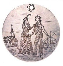 Sailor's Departure - Leaving - Anniversary - Valentines - Love - Greeting Card