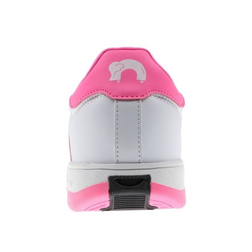 Scarpa Breezy Rollers classica ruota bianca/rosa nel tallone - Foto 3 di 5