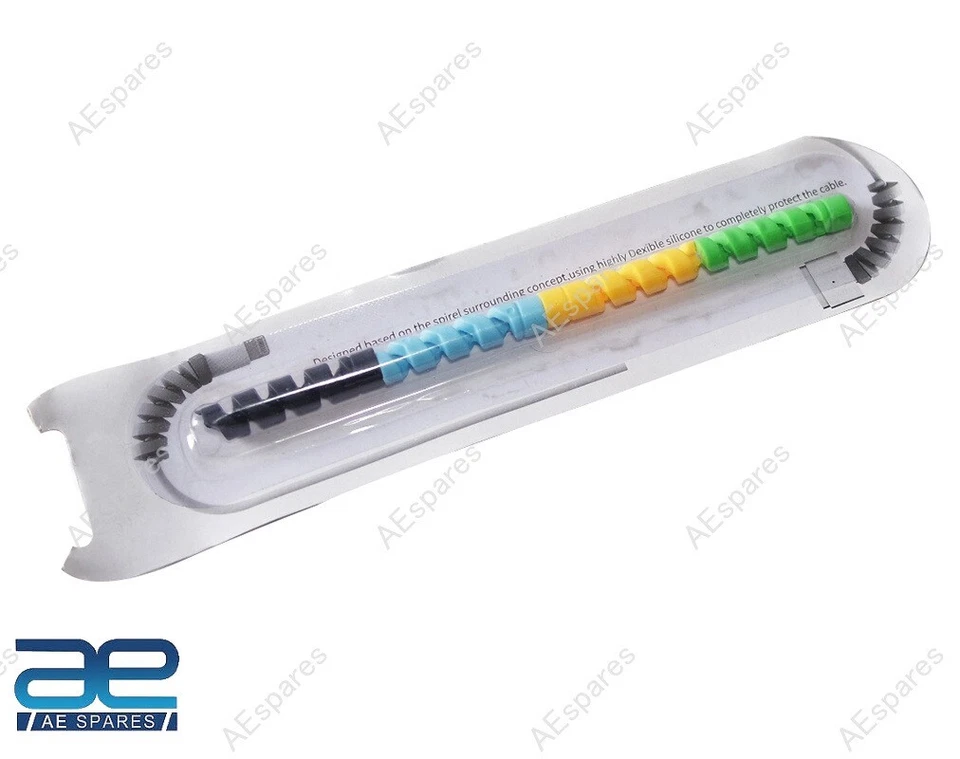 Set di 10 Spirali USB Cavo di Protezione Cavo Salva per USB Protezione Cavo D... - Immagine 4 di 4