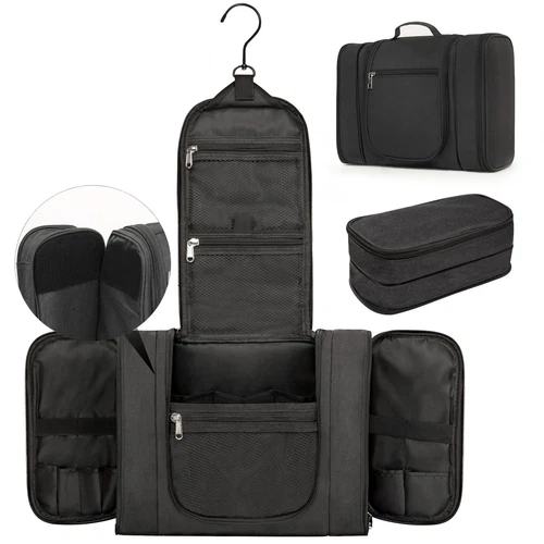 Extra Large Hanging Travel Toiletry Bag for Women and Men Water-resistant Toi...