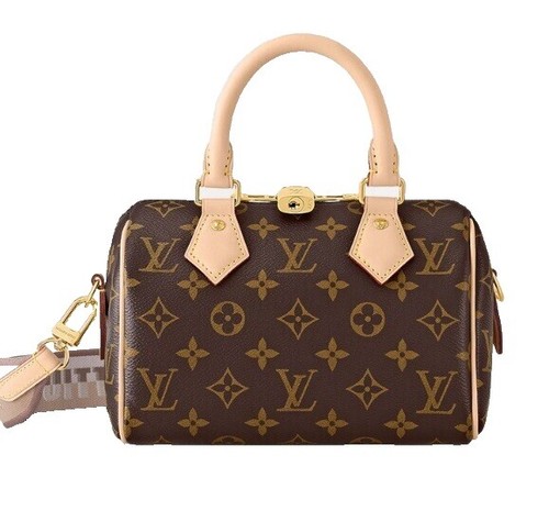 Louis Vuitton Gray Monogram Mini Pochette Crossbody, Zip Chain