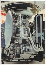 1982 SPACE Cosmos Automatic INT. Station MARS 3 VDNKh Soviet OLD Russia Postcard