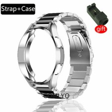 Stainless Steel Watch Band Strap Case For Samsung Galaxy Watch 4 Classic 42/46mm