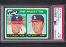 1965 Topps 461 Phil Niekro Braves Rookie Ex-Mt PSA 6