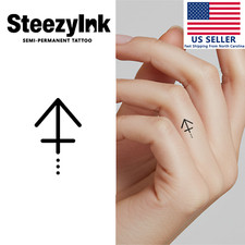 SteezyInk temporary tattoo Sagittarius last upto 2 weeks 1 x 1 inch