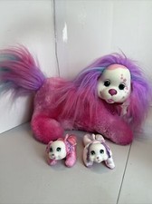 Puppy Surprise Plush CASSIE her 2 Puppies 2020 Pink Rainbow Hair 12