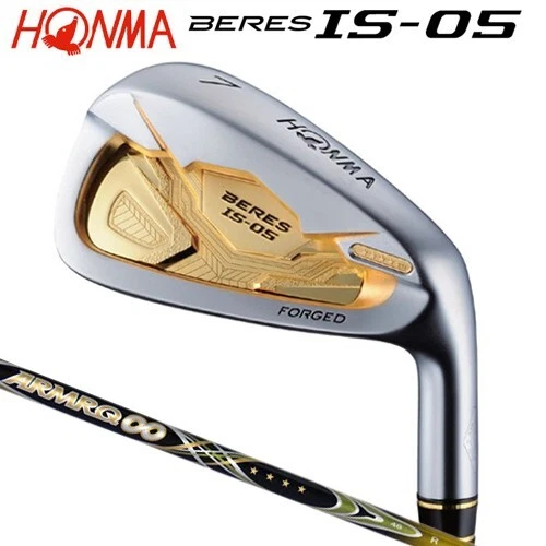 Batas de golf HONMA IS-05 Iron Club #7 Loft 28,5 ARMRQ X 48 4S eje de 4 estrellas flexible S Foto 2 de 4
