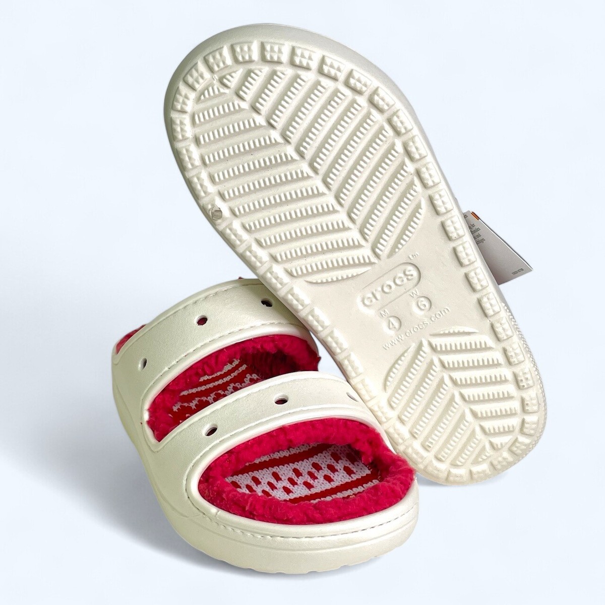 Crocs Unisex Classic Cozzzy Holiday Sweater Sandal & Disney Charms Size-m10/w12 Crocs Unisex Classic Cozzy Holiday Christmas Ugly Sweater  main image 4