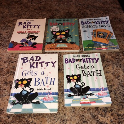 Your Choice BAD KITTY Books by Nick Bruel $1.50 Each