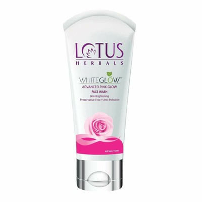 lotus white glow face wash