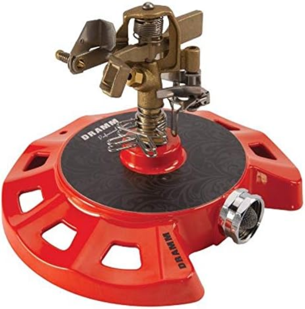 DRAMM Base Circolare Impulse Sprinkler con Una Base in Metallo Resistente