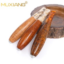 MUXIANG Bruyère Tabakpfeife kleine tragbare Holz Rohr pfeife 9mm Zeppelin Pfeife