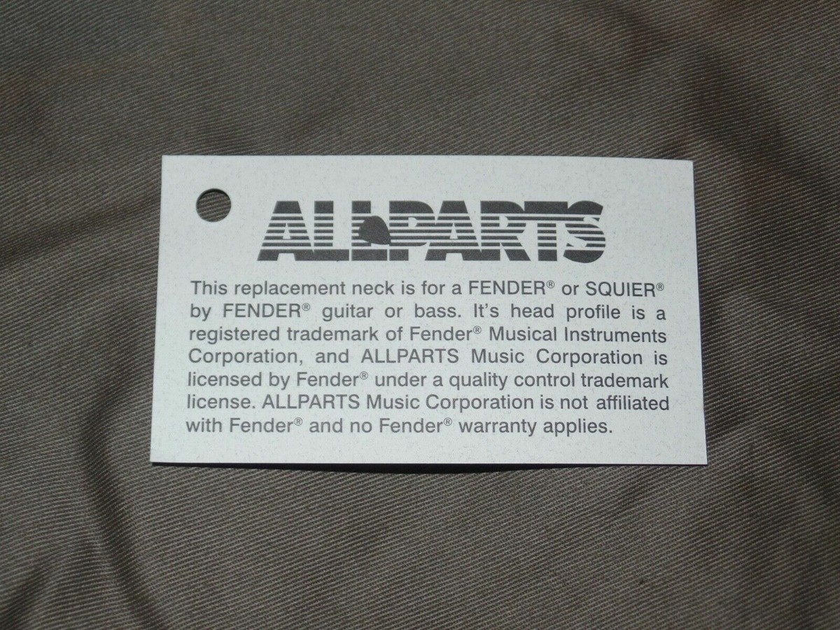 21 JUMBO RELIC Allparts Maple Neck will fit Stratocaster mjt