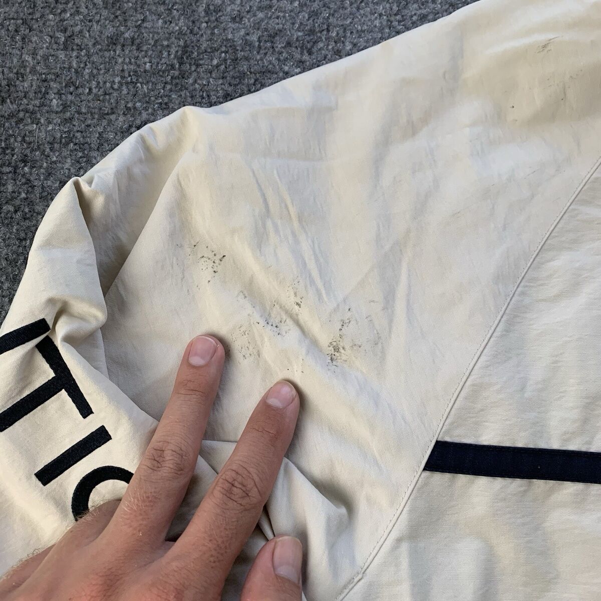 Vintage Nautica Jacket Mens Medium White NS-83 Full Zip Vintage Nautica Jacket Mens Medium White NS-83 Full Zip