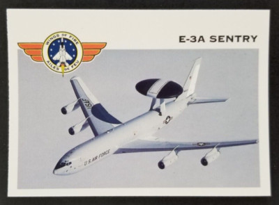 E-3A Sentry 1992 Wings of Fire Plane Jet Panini Card #99 (NM)