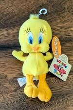 Looney Tunes Tweety Bird 6" Bean Bag Stuffed Animal Toy 1997