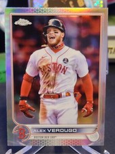 2022 Topps Chrome Base Refractor #33 Alex Verdugo - Boston Red Sox
