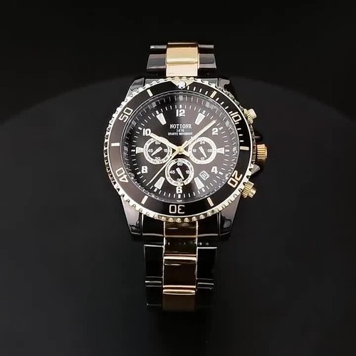 NOTIONR Waterproof Mens Watches Classic Stainless Steel Date Quartz