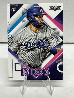 2020 Topps Fire Baseball Card #167 Edwin Rios RC Los Angeles Dodgers | eBay