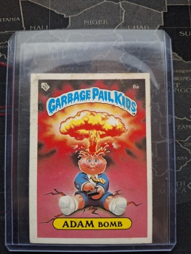 Adam bomb garbage pail kids 8a checklist back
