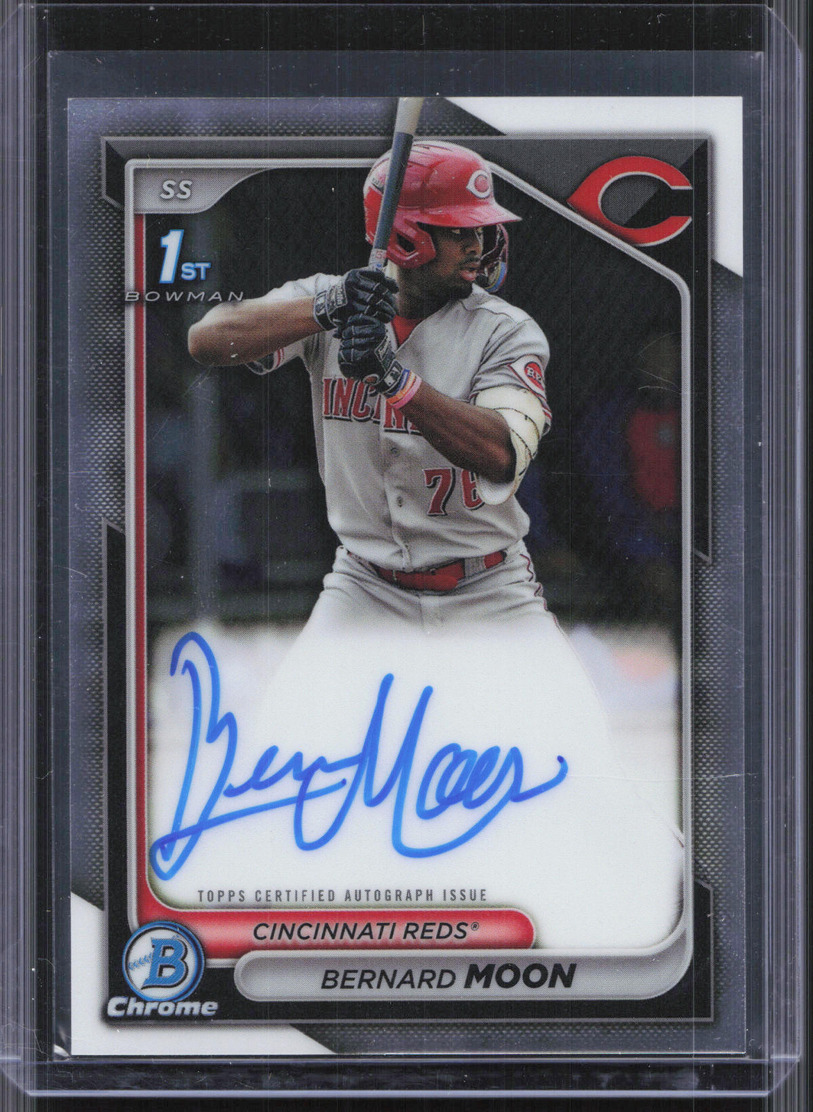 2024 Bowman Chrome #CPA-BMO Bernard Moon 1st Chrome Prospect Auto RG46