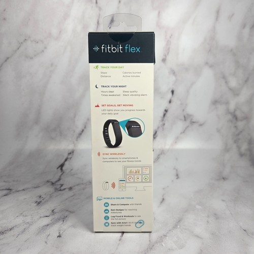 Fitbit Flex Wireless Activity Sleep Wristband Black NEW & Sealed FB401FLEXBK - Picture 3 of 6