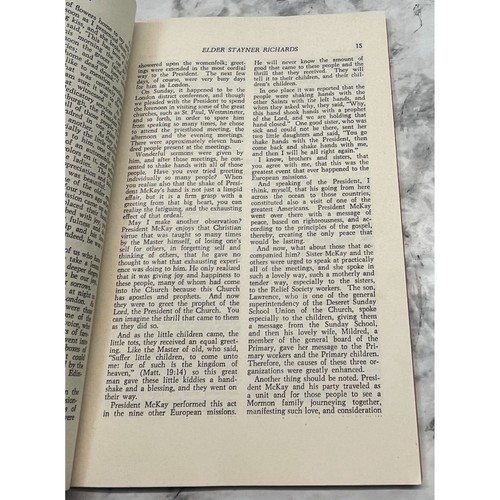 LDS Mormon 123rd Semi-Annual Conference Report October 1952 Paperback - Picture 8 of 10