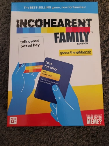 INCOHERENT Family Edition New Board Game Sealed - BRAND NEW