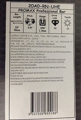 Barra Per Motosega Husqvarna 582075372 Passo 325 1,3 Da 72 Maglie X-Force - Foto 4