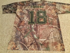 Peyton Manning XXL Realtree Jersey Size
