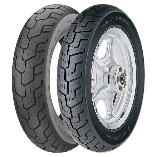 TYRE PAIR DUNLOP 3.00-19 49S D404 + 160/70-17 73H D401 H.D.