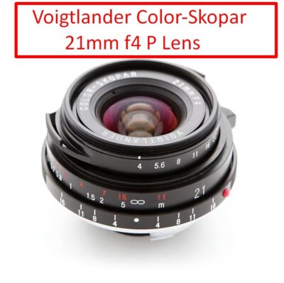 Voigtlander COLOR SKOPAR 21mm F4P VM For Leica M | eBay