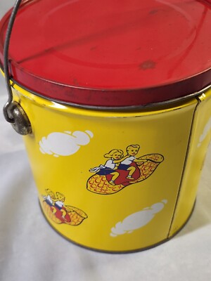 USA VINTAGE peanuts butter 瓶蓋 Vintage JFG Peanut Butter Jar with Litho Lid Knoxville