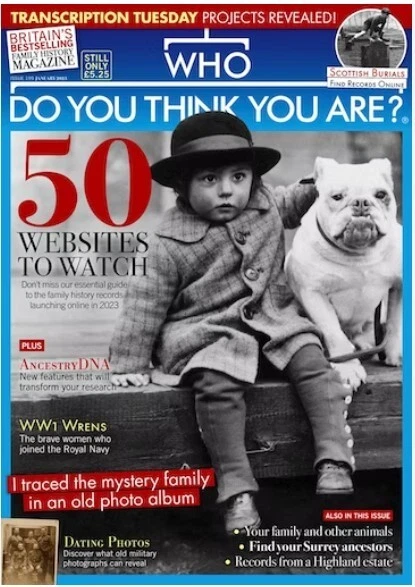 BBC Who Do You Think You Are Magazine UK 2022 Issue 199 January