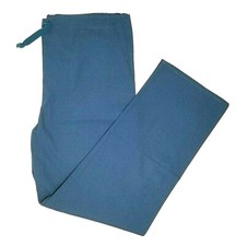 Crest Unisex Drawstring Scrub Pants Caribbean Blue Size S Style 11462 A-33